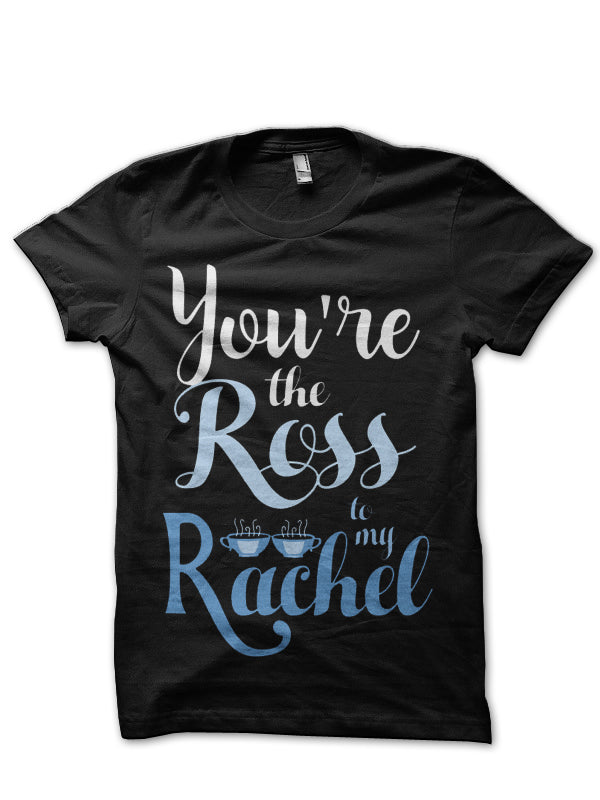 Friends. You’re The Chandler To My Monica Black T-Shirt