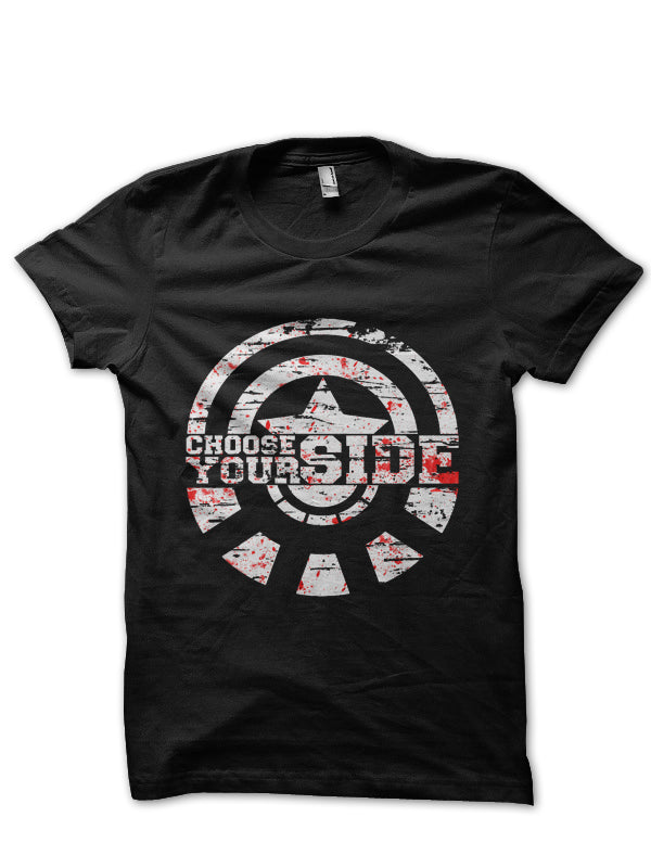 Choose Your Side Black T-Shirt