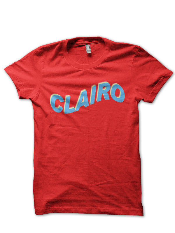 Clairo Half Sleeve Red T-Shirt
