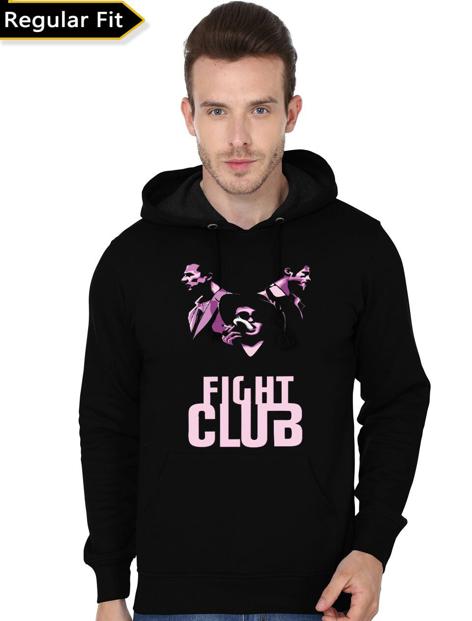 The Fight Club – Minimalist poster Black Hoodie