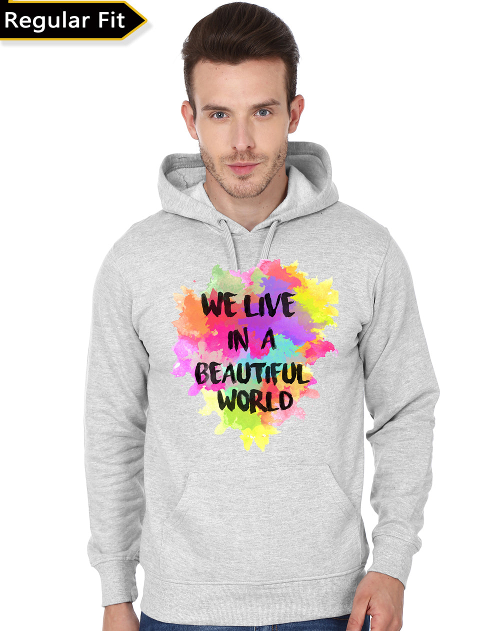 Cold Play Grey Melange Hoodie