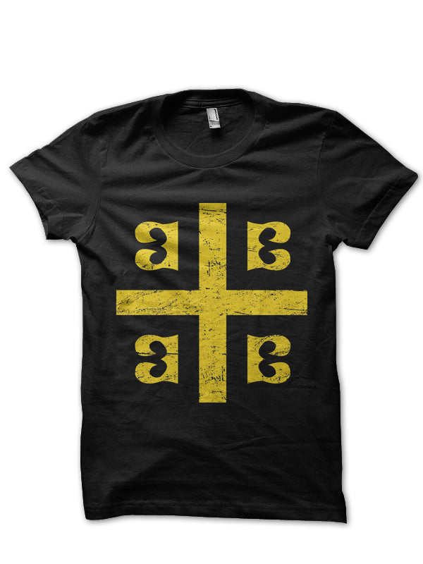 Constantinople 1453 Byzantine Empire Black T-Shirt
