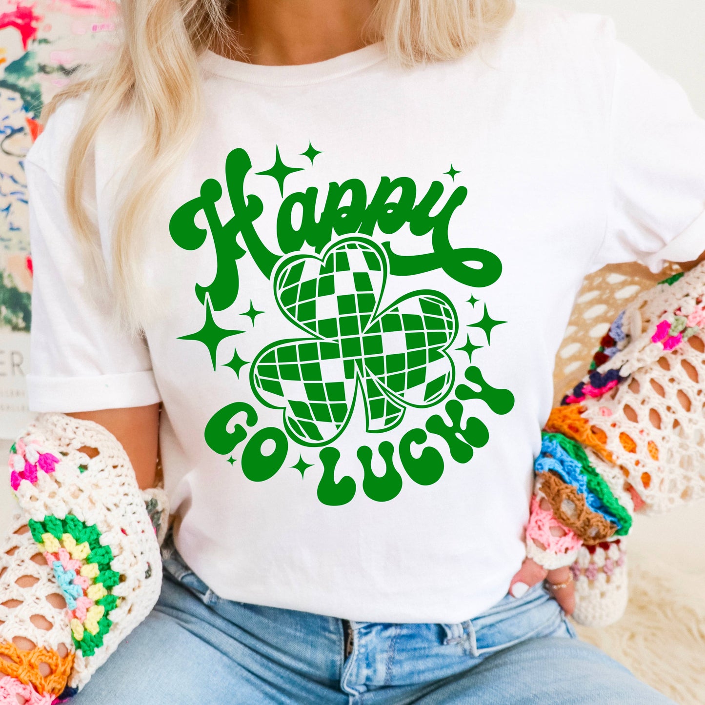 Happy Go Lucky St. Patrick’S Day Graphic Shirt | Gildan
