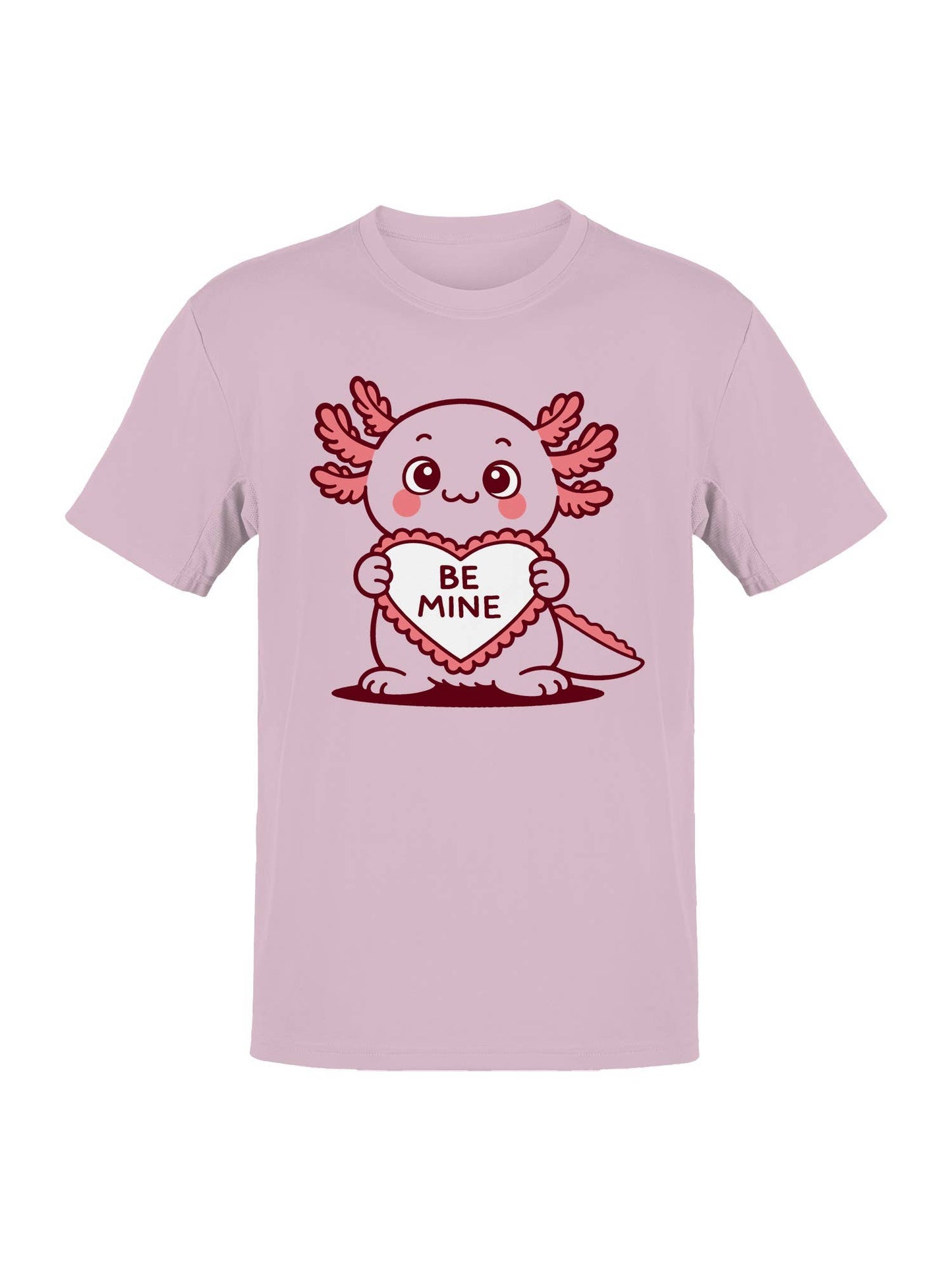 Cute Axolotl Valentine Art Men's T-Shirt