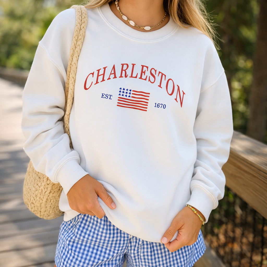 Custom Embroidered Sweatshirt, Custom Merchandise, Tourism