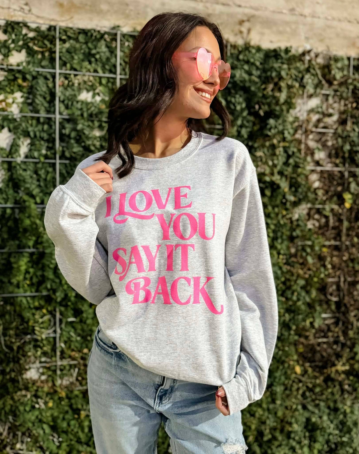 I Love You Crewneck Sweatshirt, Valentine's Day Sweatshirt