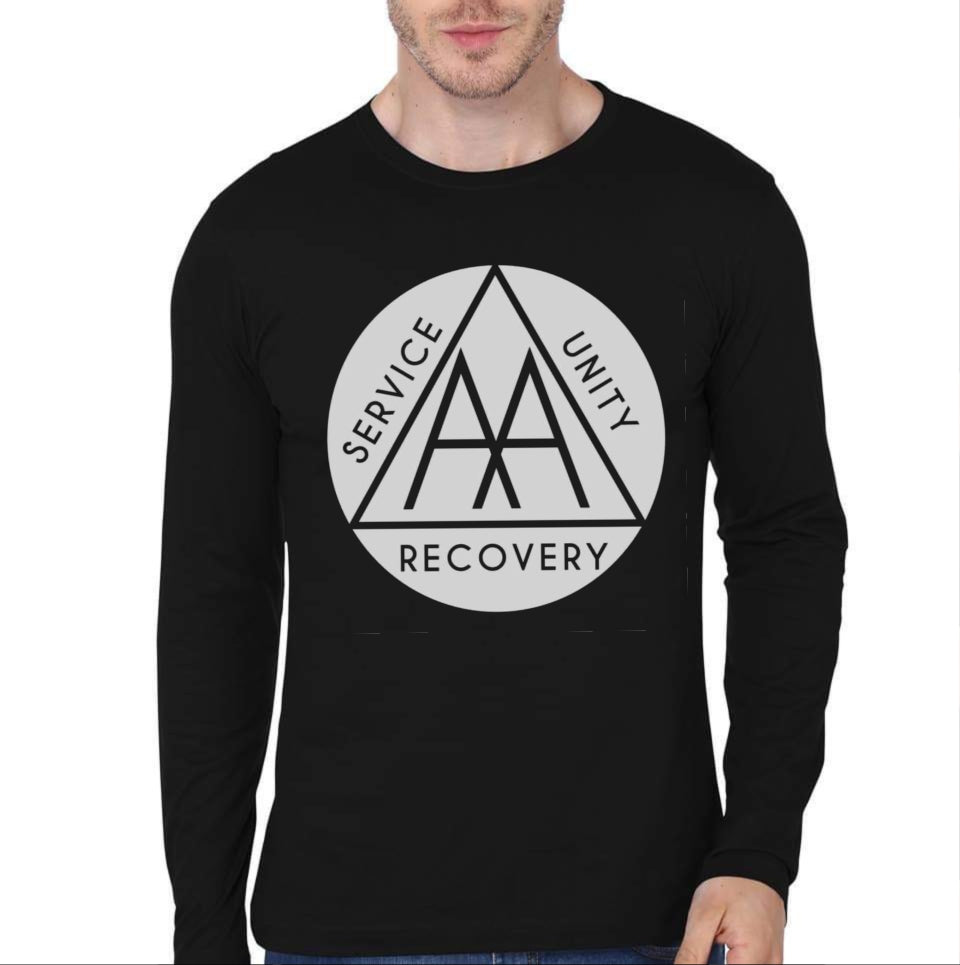 Alcoholics Anonymous Full Sleeve T-Shirt