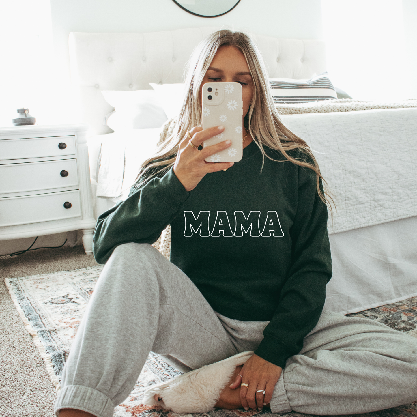 Simple Mama Crewneck Sweatshirt Hoodie 064