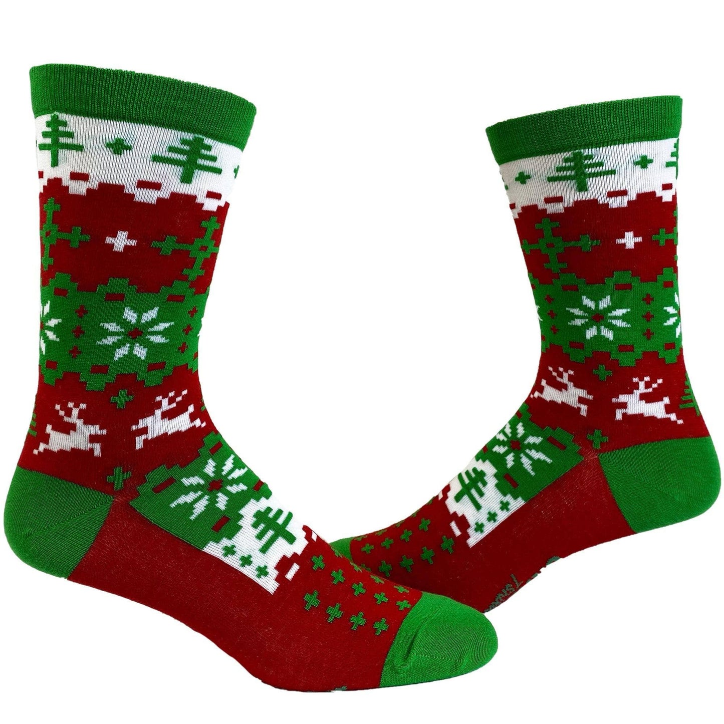 Mens Ugly Christmas Sweater Sock Socks Santa Gift Xmas