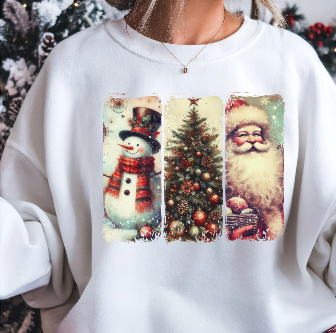 Vintage Christmas Crewneck Sweatshirt