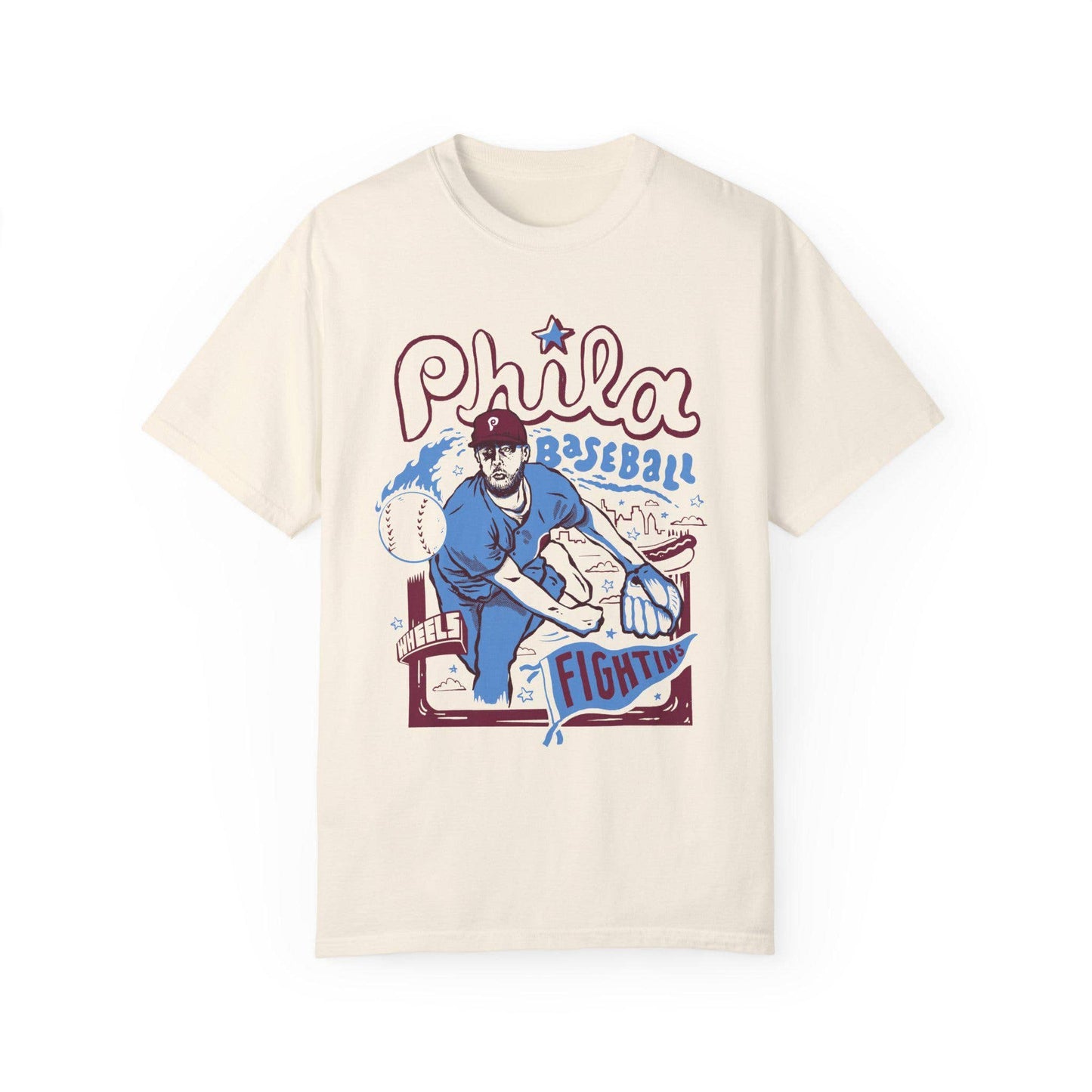 Wheeler Tee Brunofsky Design Phillies Baseball