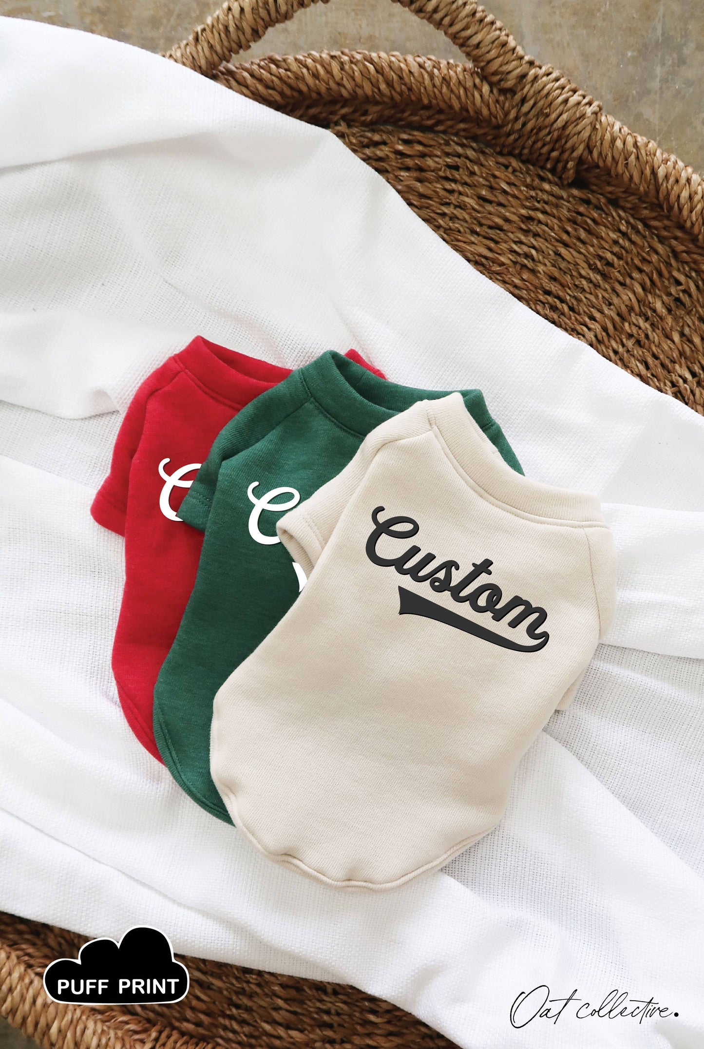 Custom Puff Pet Graphic Sweatshirt.