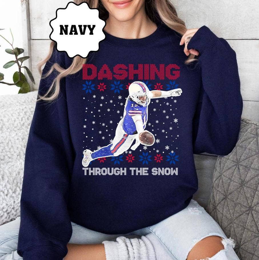 Buffalo Football Vintage Christmas Sweater