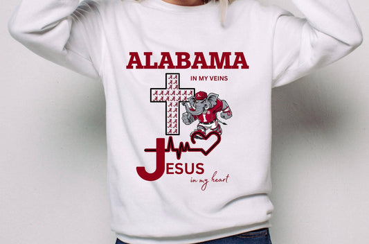 Alabama Football Team Logo Sweatshirt