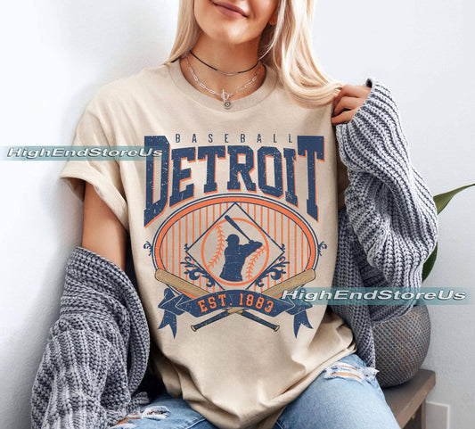 Detroit Tiger Funny Baseball Tee  Custom Baseball Mom Gift