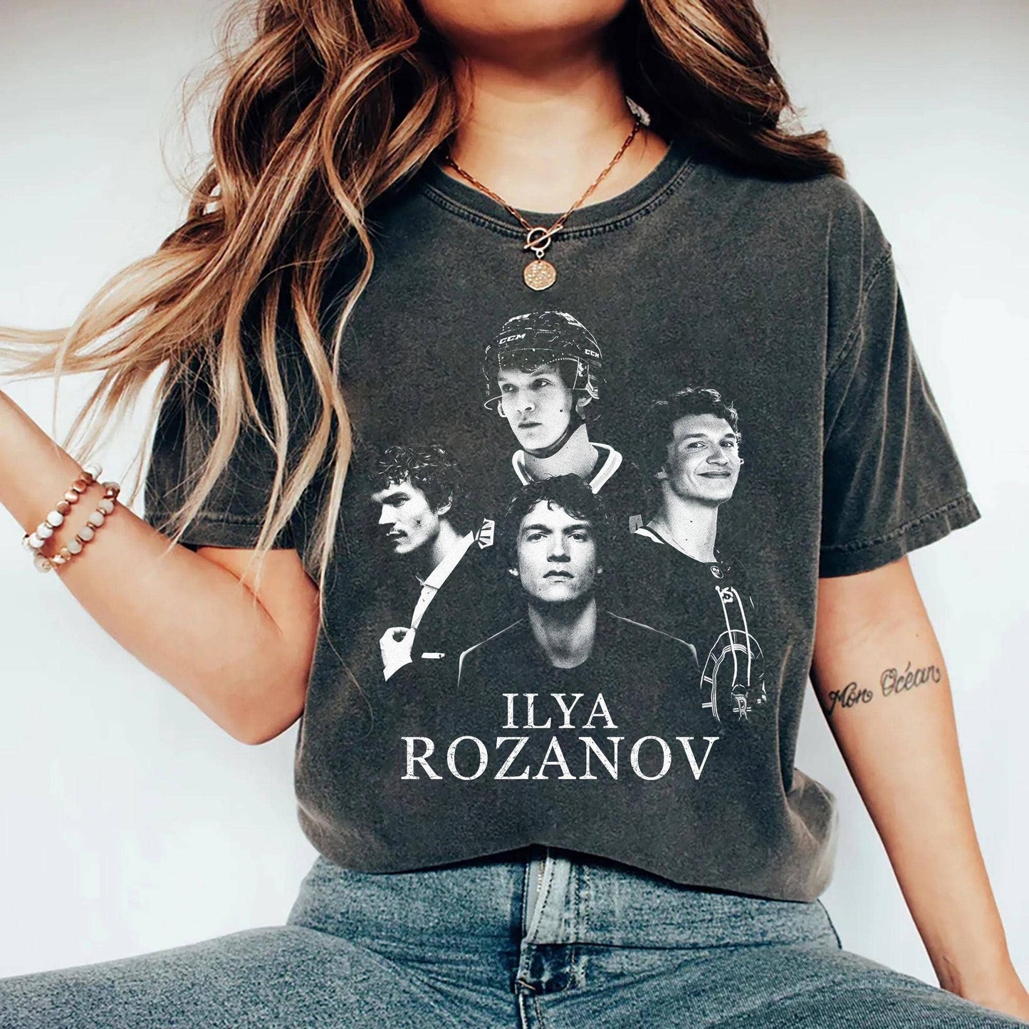 Ilya Rozanov Retro Hockey Tee - Williams Connor Storrie