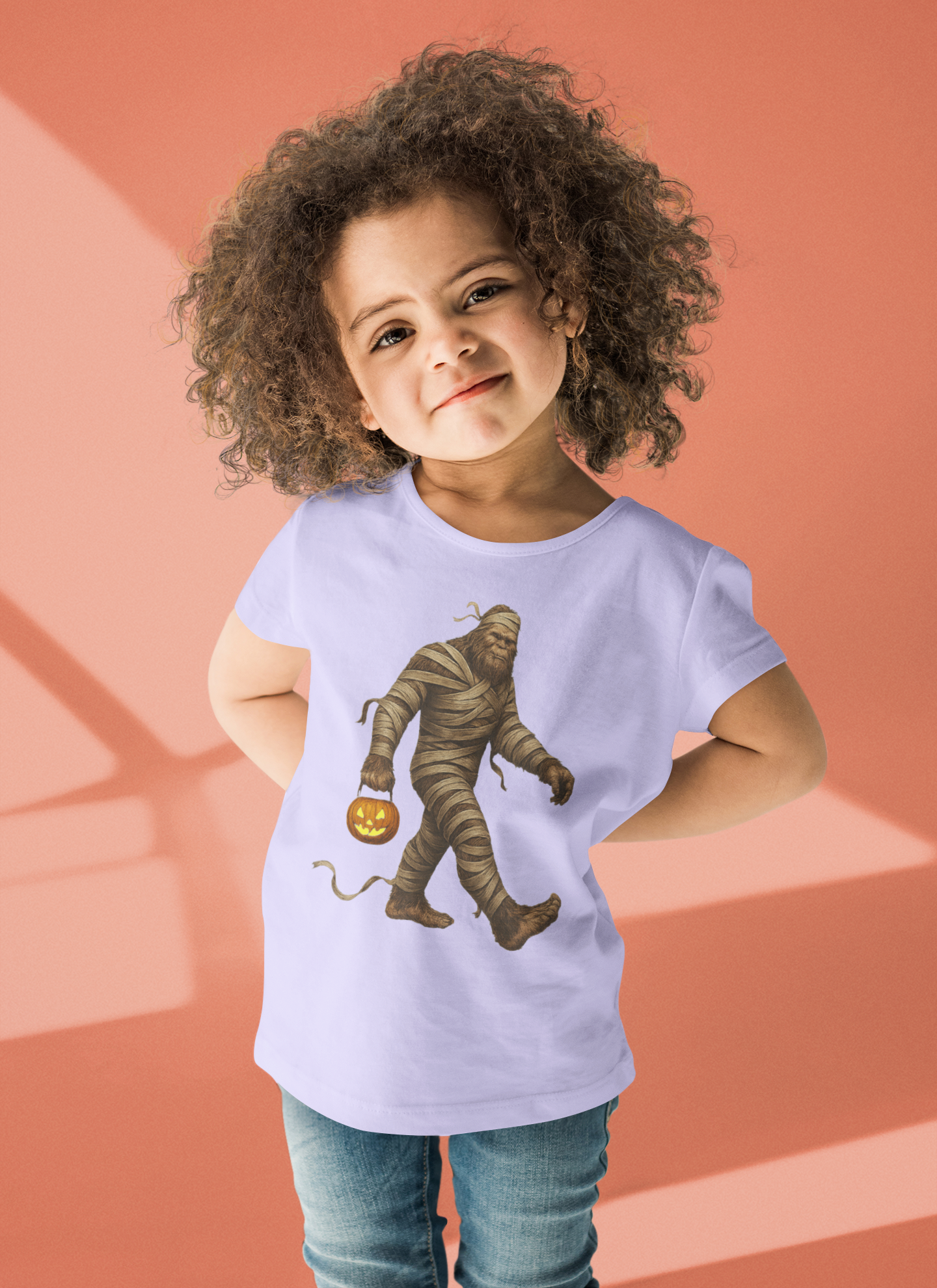 Mummy Bigfoot Halloween Tshirt