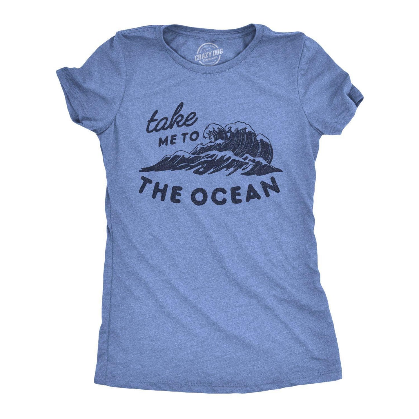 Take Me To the Ocean Women's Tshirt Vacation Graphic Tee