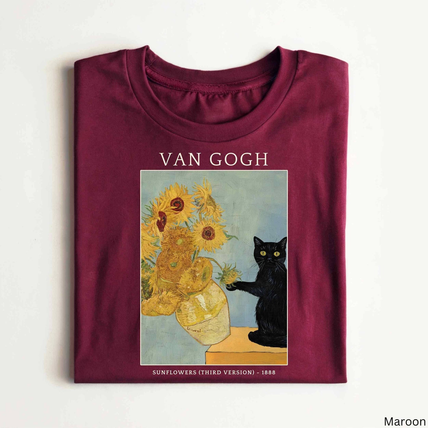 Van Gogh Sunflowers Premium Unisex T-Shirt & Sweatshirt