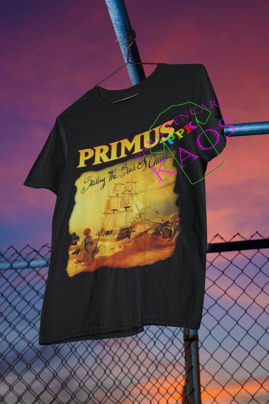 Primus Sailing the Sea of Cheese Retro Shirt - Fashion Tee