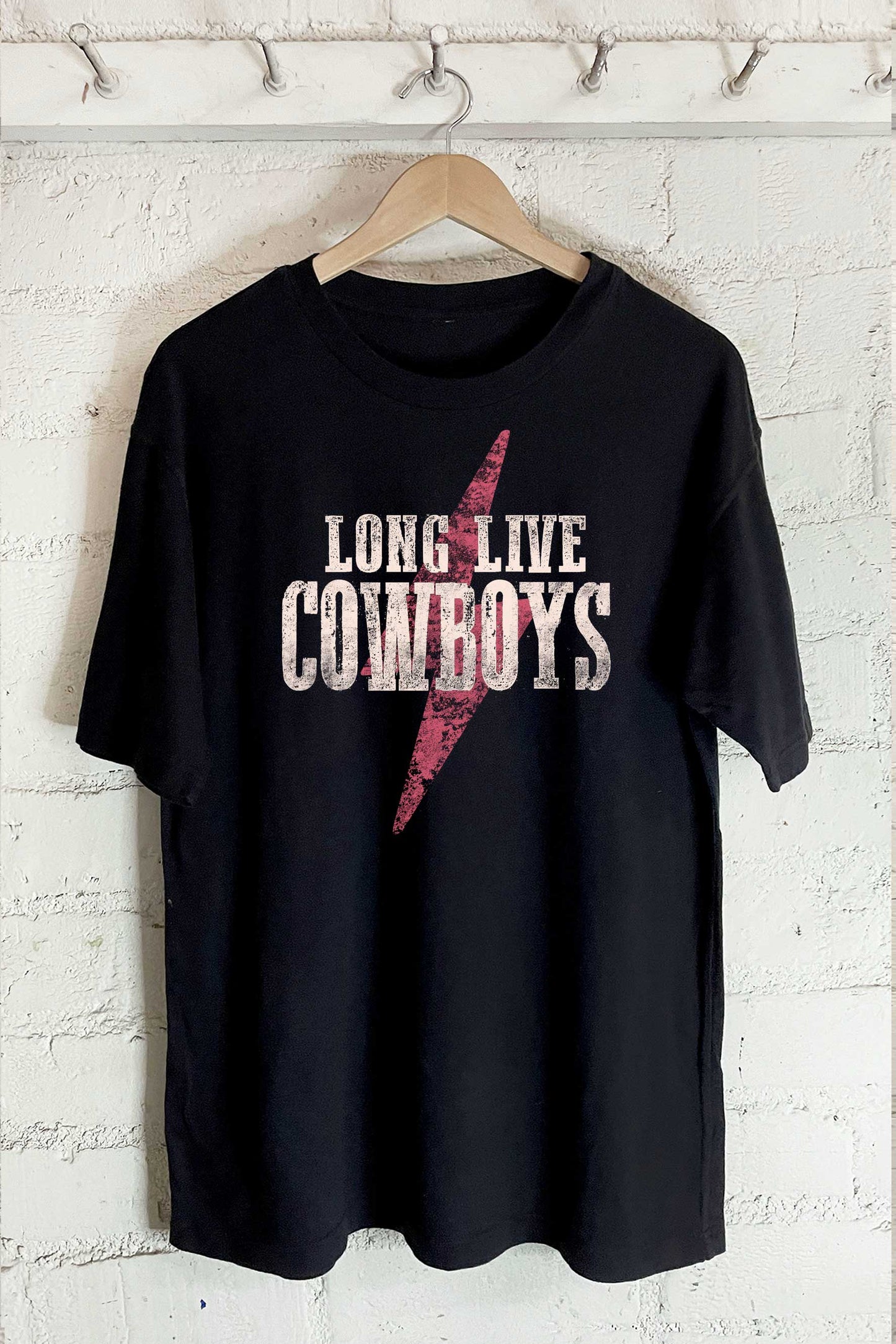 Long Live Cowboys-Oversized Tee