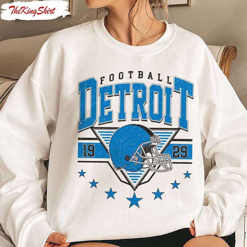 Vintage Detroit Lions Sweatshirt Limited Football Sweatshirt