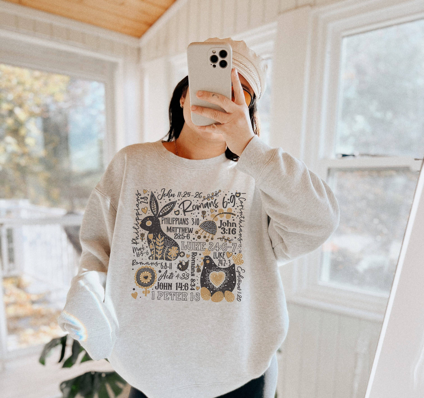 Easter Verses Crew Neck Sweatshirt | Easter Sweatshirt