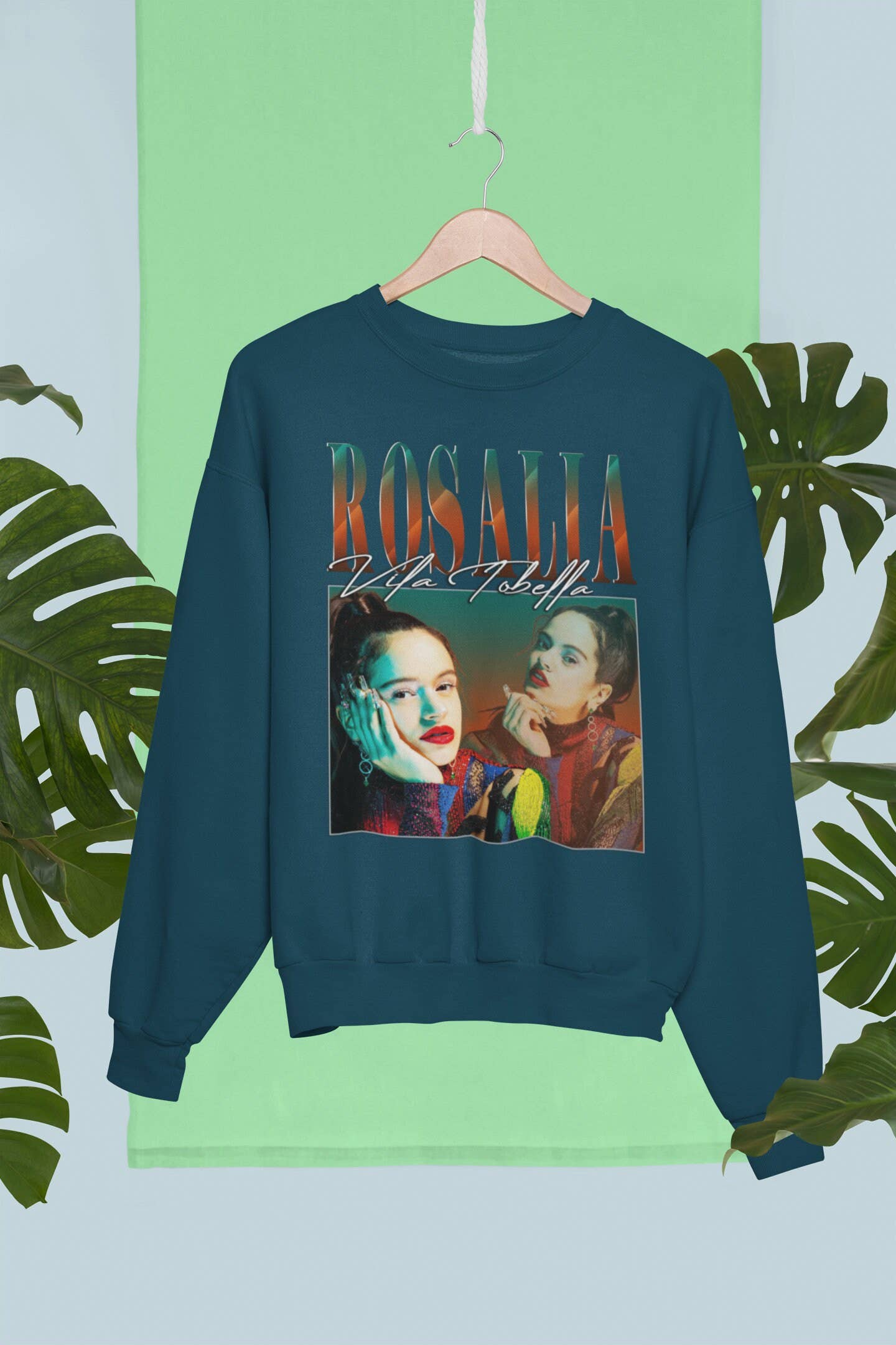 Rosalia Vintage 90s Sweatshirt - Retro Rap Bootleg Sweatshir