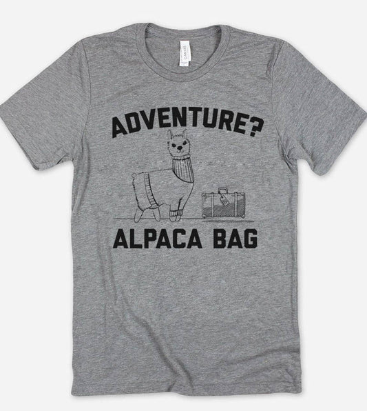 Adventure? Alpaca Bag - Funny Adventure Alpaca Gift T-Shirt