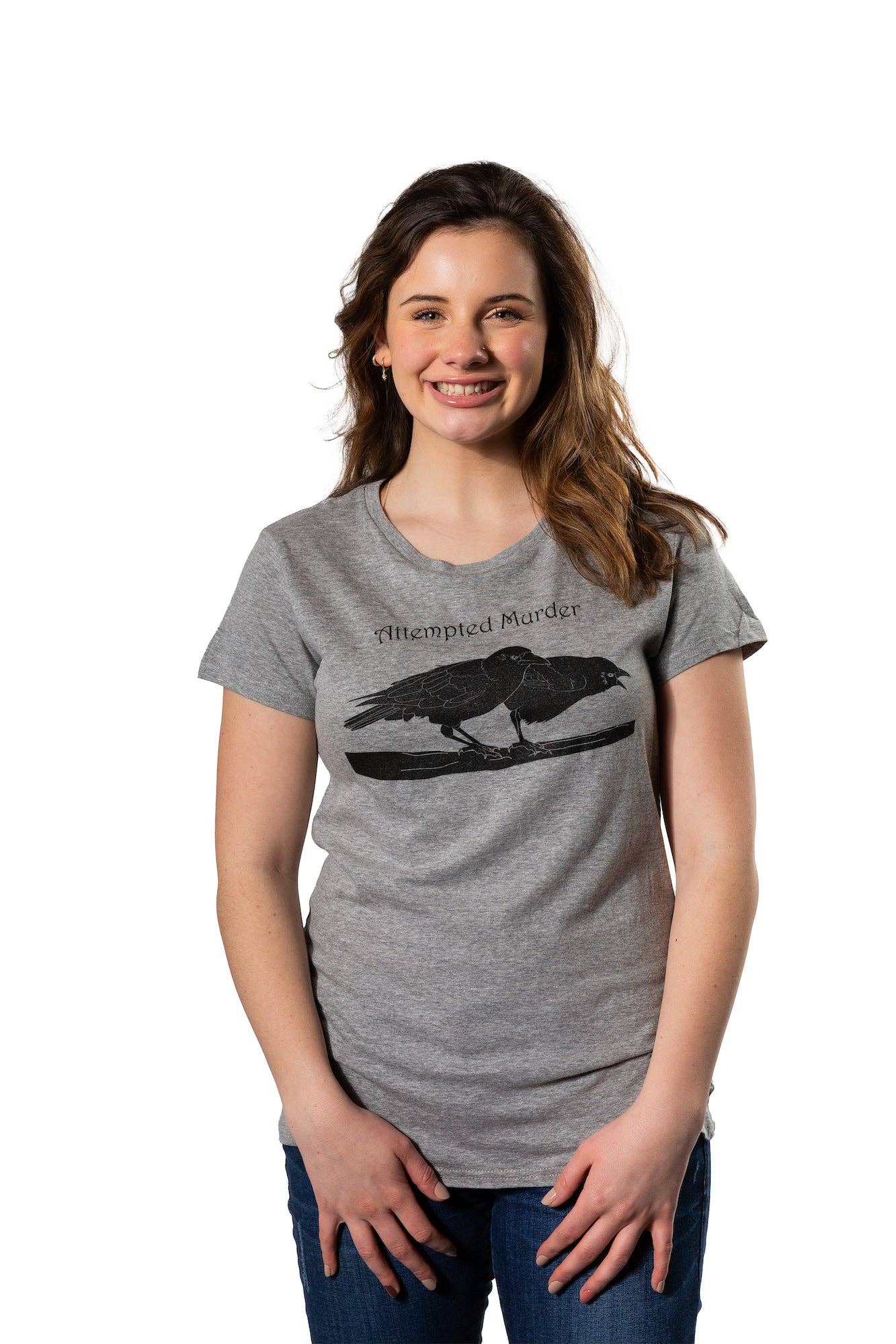 Attempted Murder Women's Tshirt Animal Graphic Tee Western