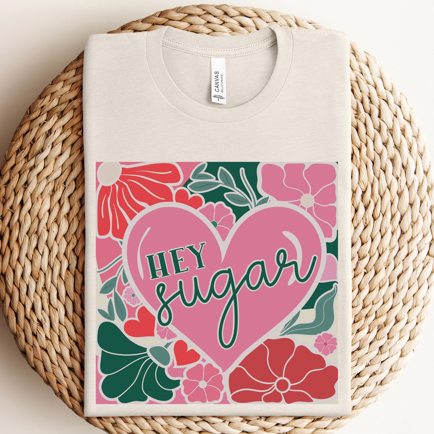 Hey Sugar Valentines Graphic Tee