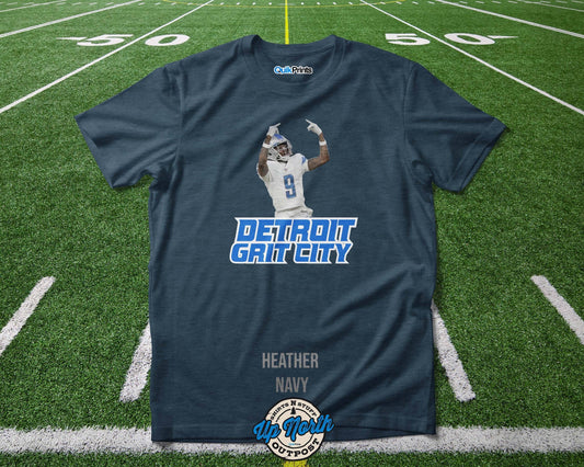 Detroit Grit City Jamo - Custom Detroit Football T-Shirt