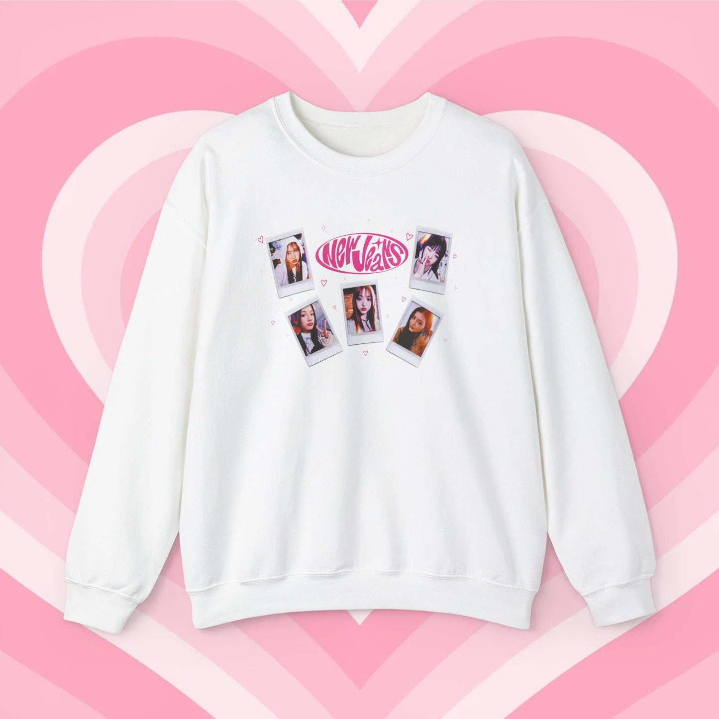 Polaroid Memories Sweatshirt Super Shy, Omg, Ditto, Kpop Mer