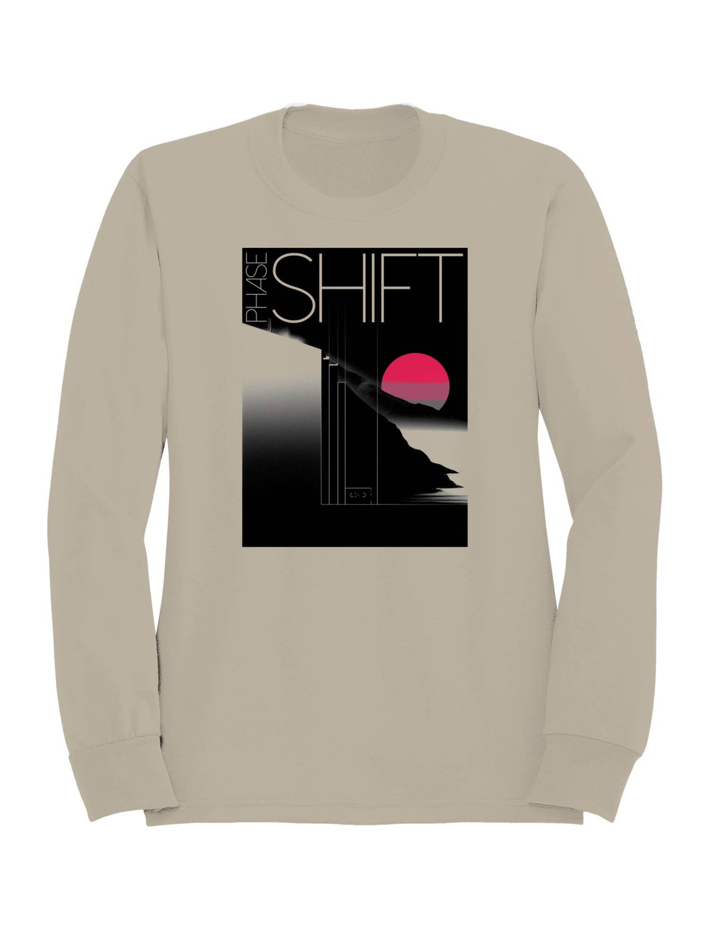 Neon Moonrise Over Hills Women's Sweatshirt