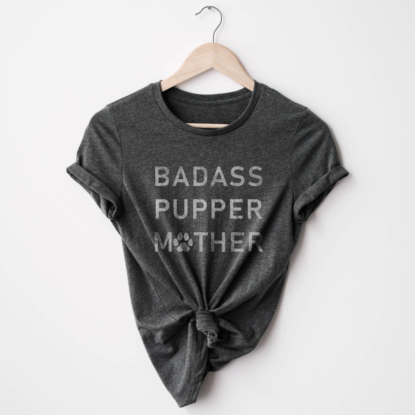 Badass Pupper Mother Lightweight Tee, Dog Mom T-Shirt