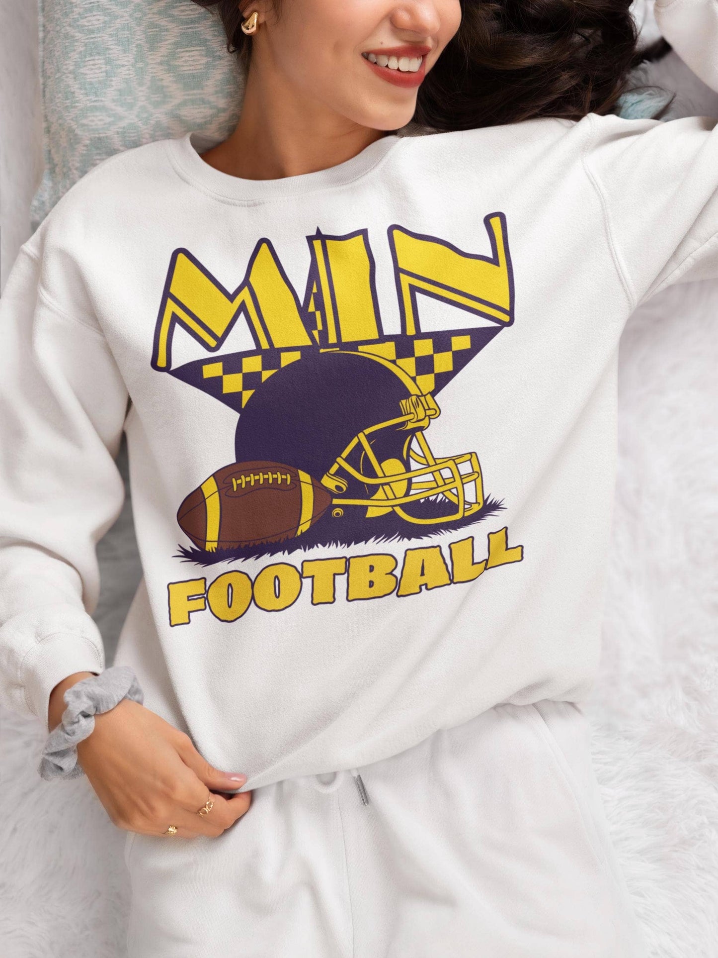Vintage Minnesota Football Crewneck Shirt