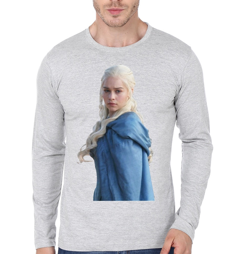 Daenerys Targaryen Grey Full Sleeve T-Shirt