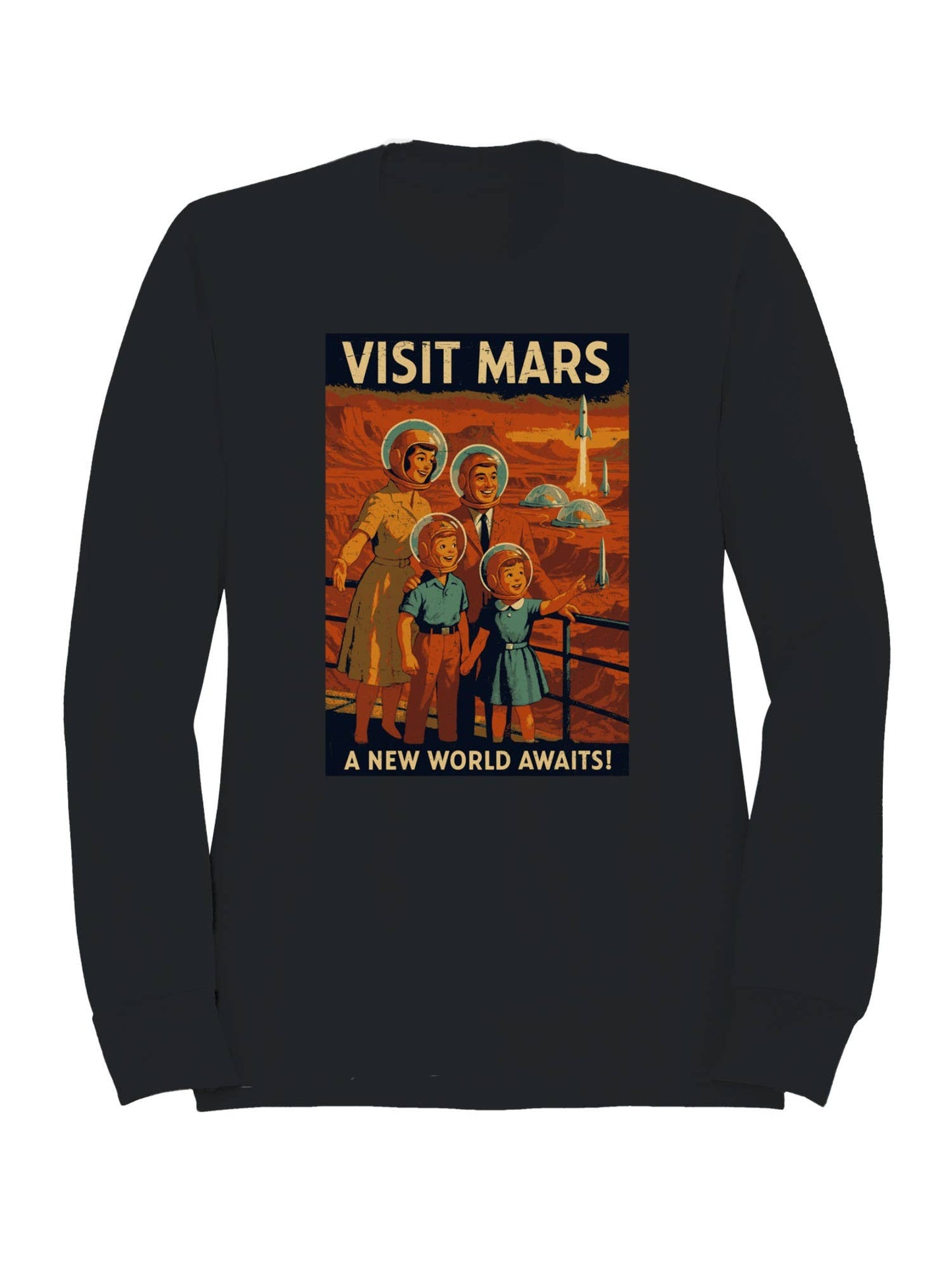 Explore Mars: A New World Awaits Women's Sweatshirt