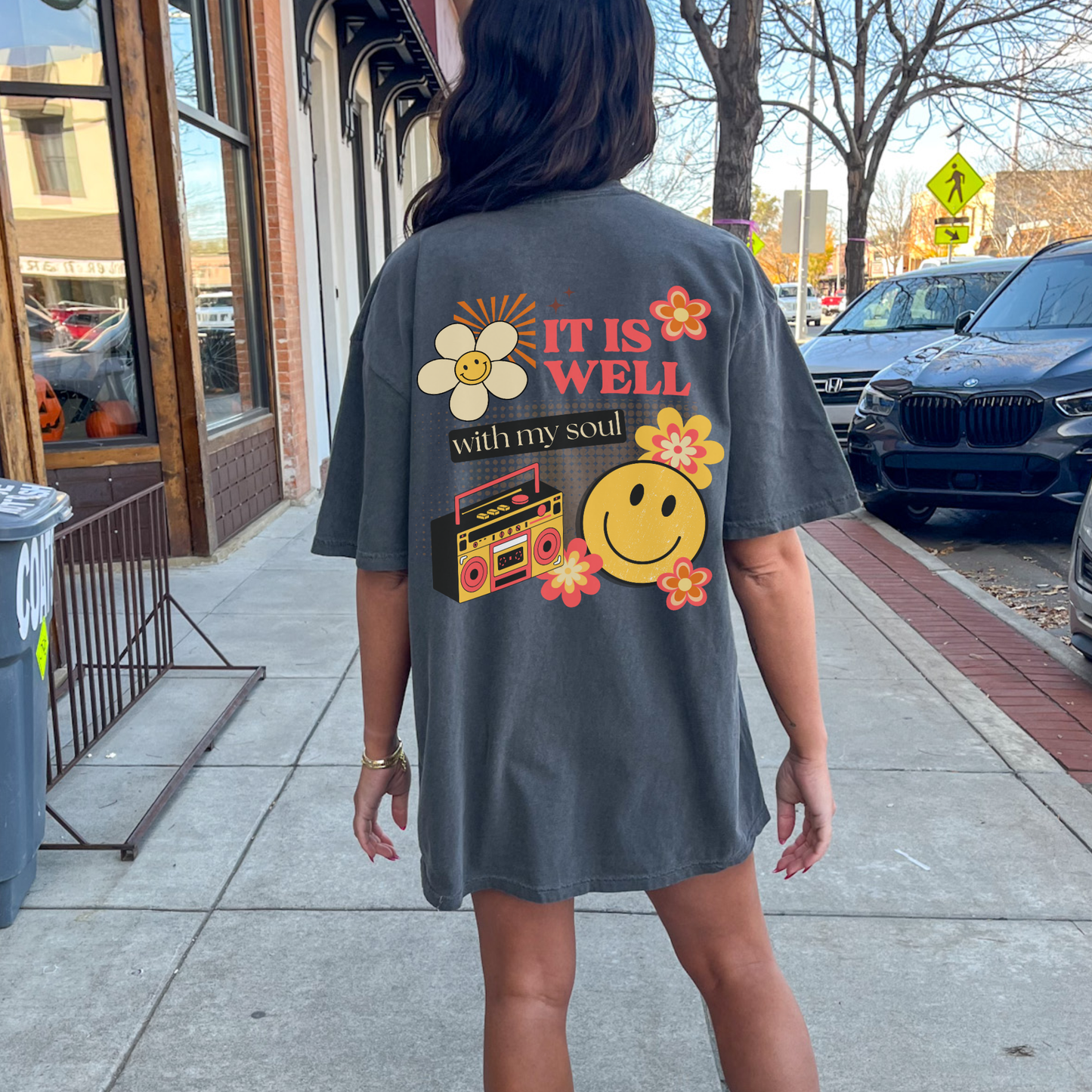 It Is Well with My Soul Comfort Color Religious Graphic Tee