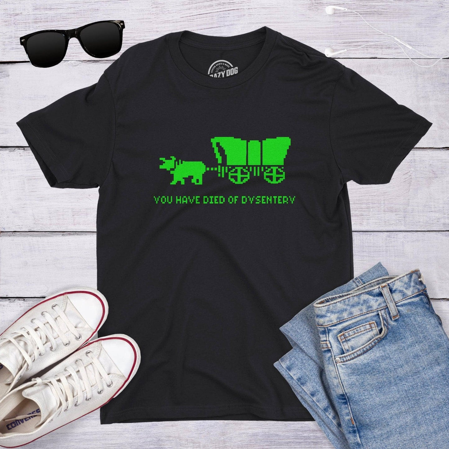 You Have Died of Dysentery Men's Tshirt Nerdy Graphic Tee