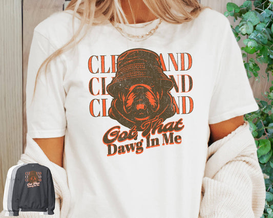 Vintage Cleveland Browns Football Shirt Game Day Gift