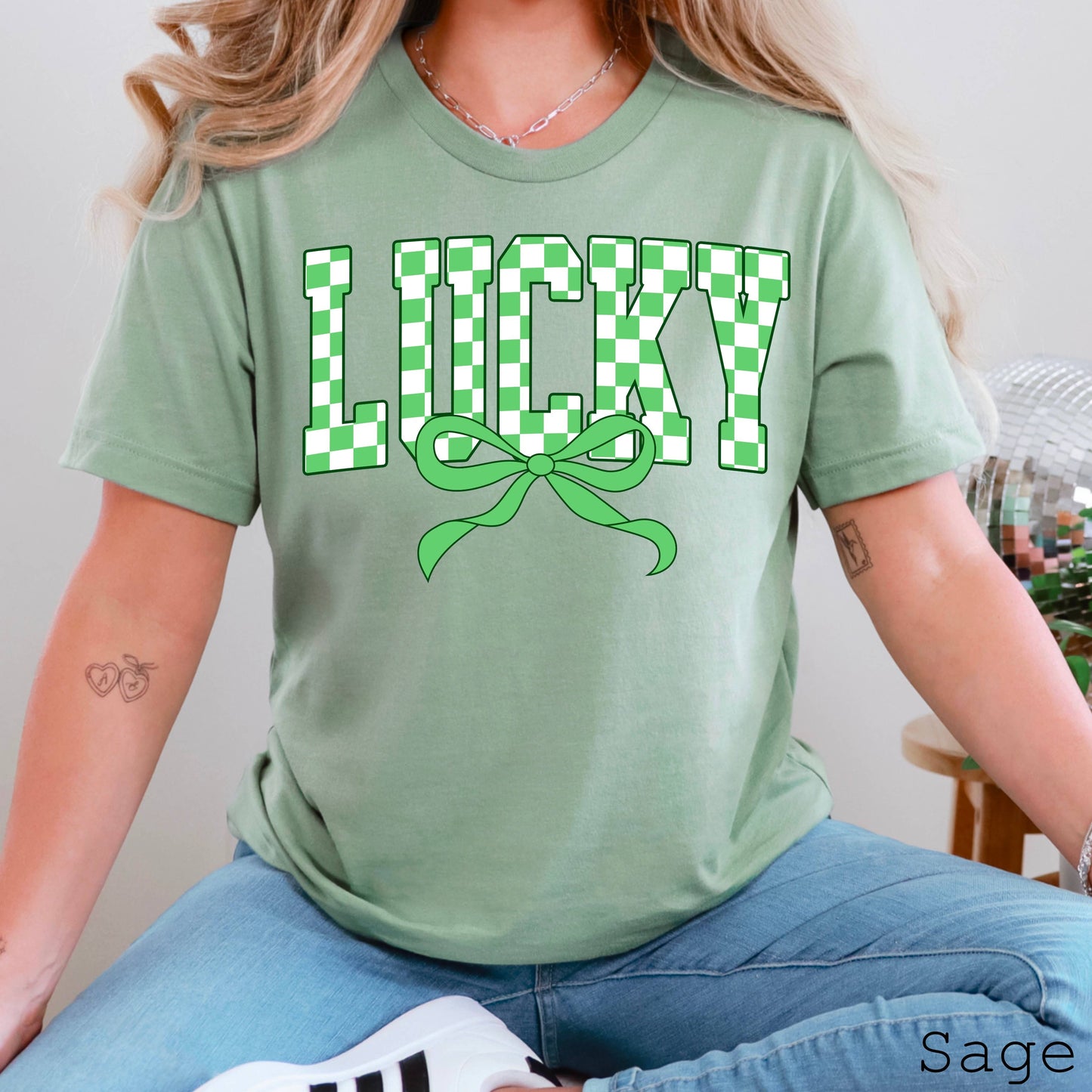 Lucky Coquette St. Patrick’S Day Graphic Tee | Bella Canvas