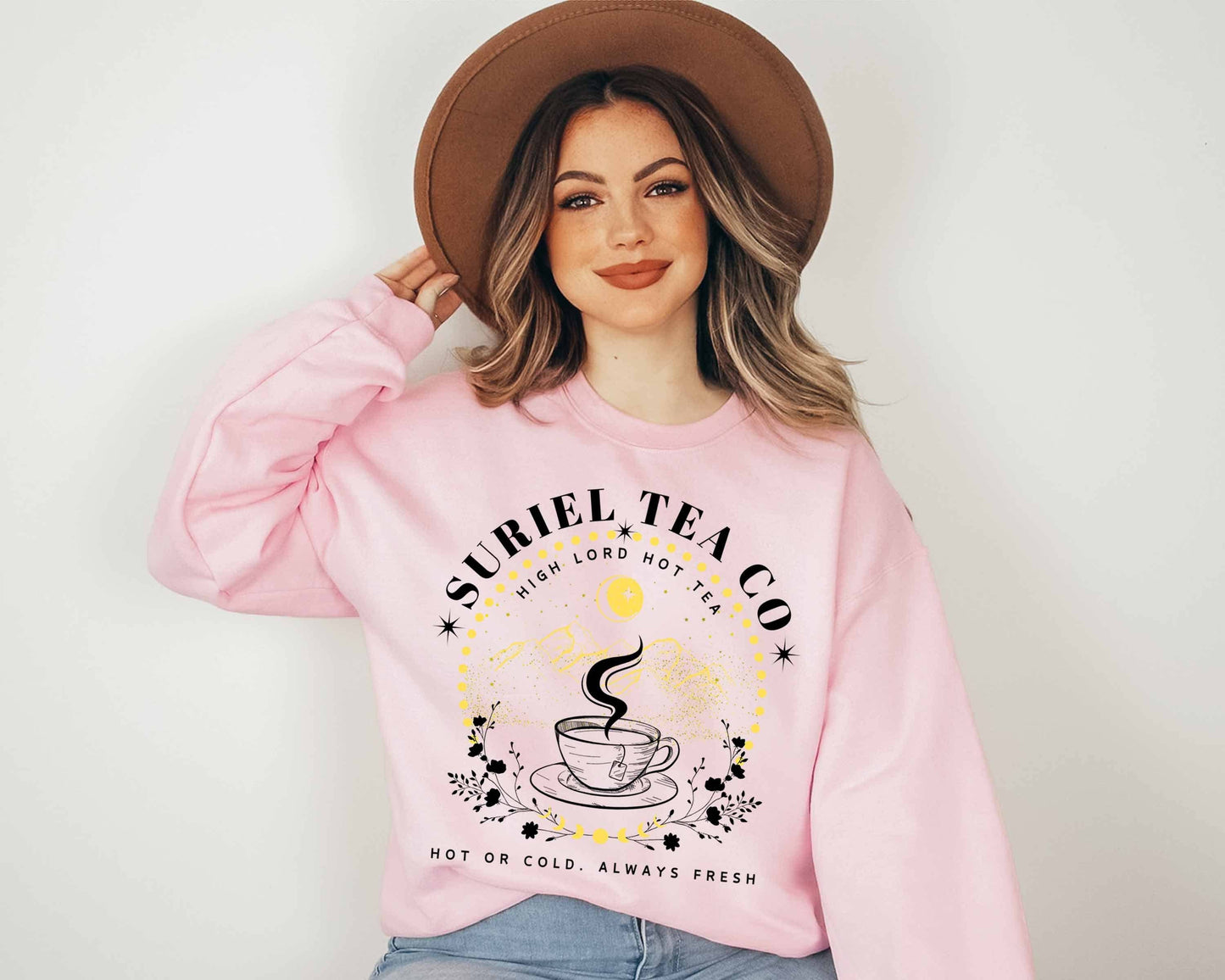 Velaris Suriel Tea Sweatshirt - Acotar Thorns and Roses