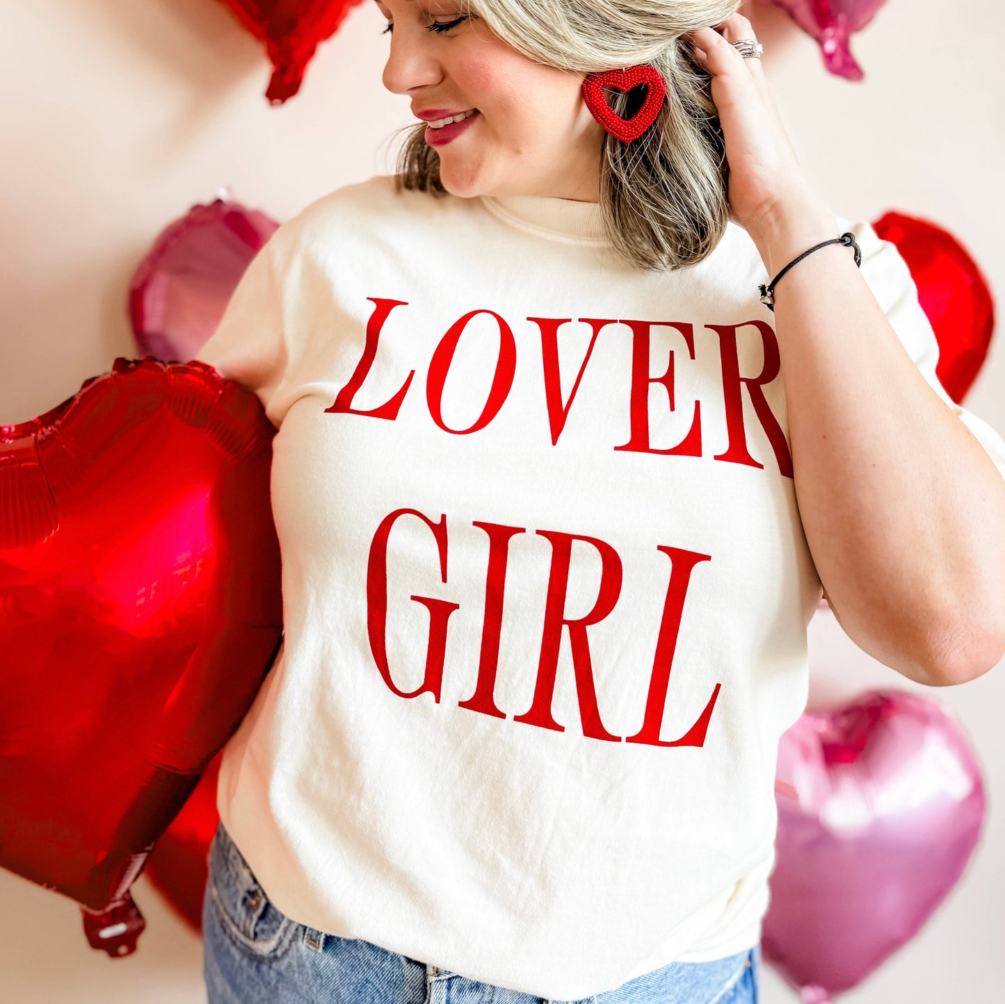 Lover Girl Graphic Tee, Valentine Tee, Valentine's Shirt
