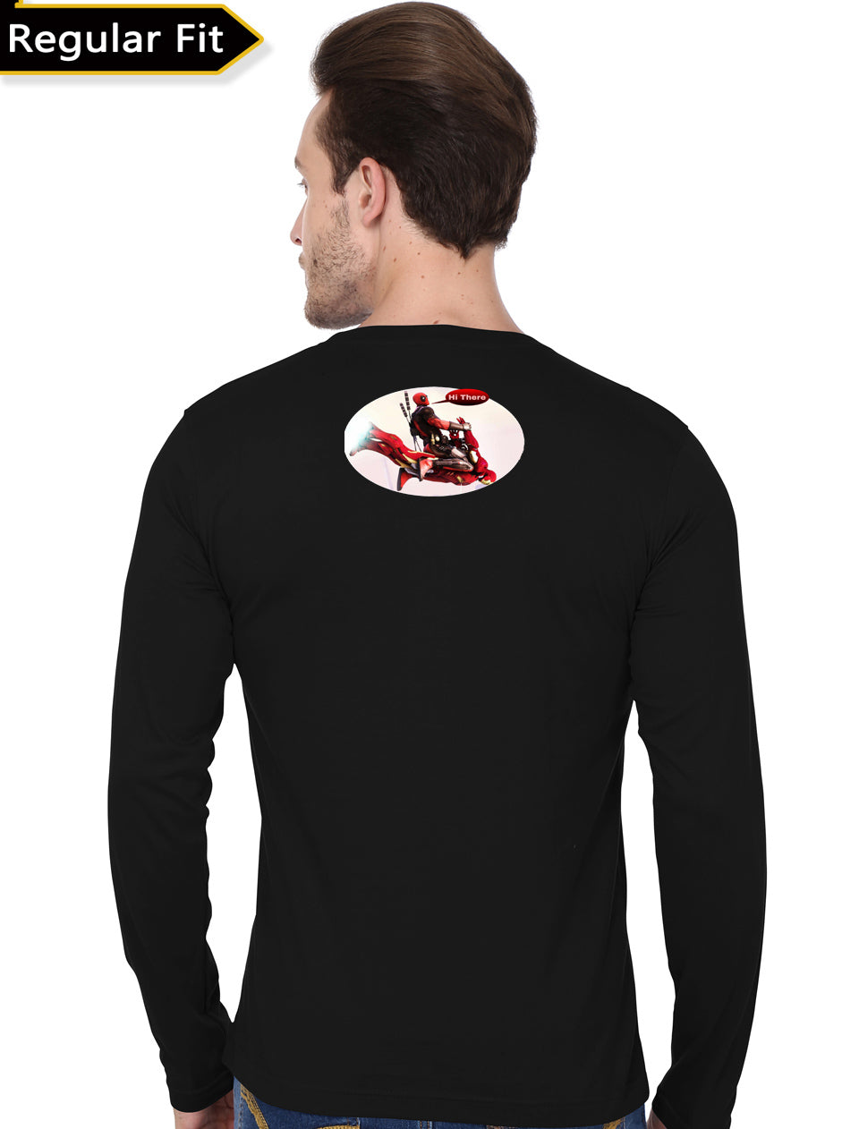 Deadpool Black Full Sleeve Tee