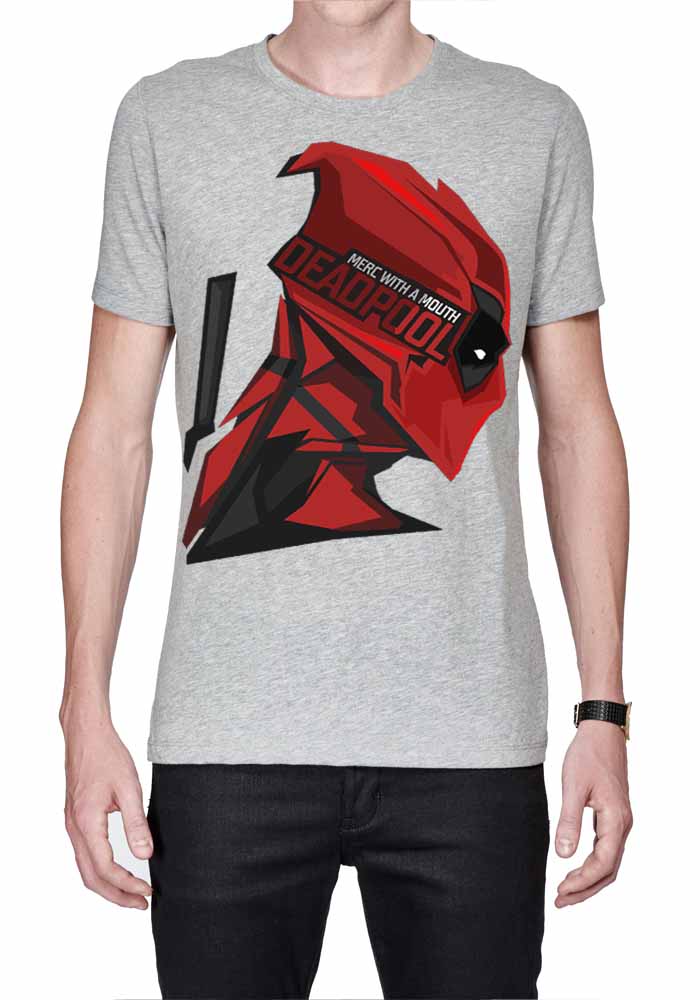 Deadpool Merc White T-Shirt