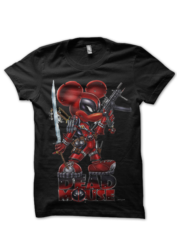 Deadpool Rat Black Tee (White & Grey Available)