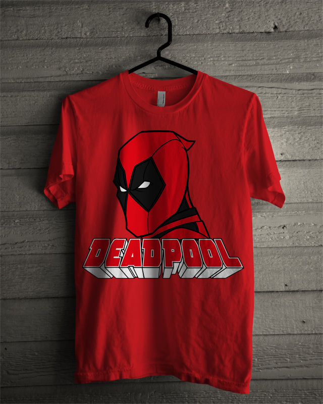 Deadpool Maroon Tee (Red & Blue Available)