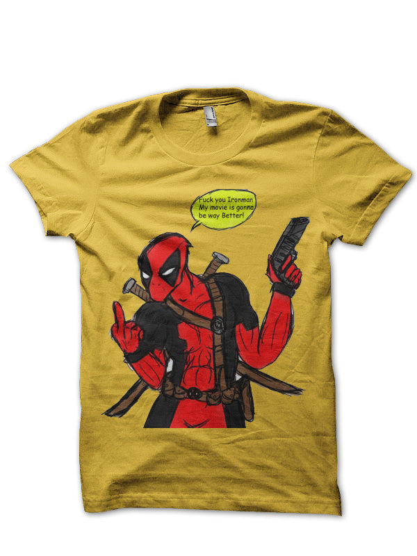 Deapool Yellow Tee