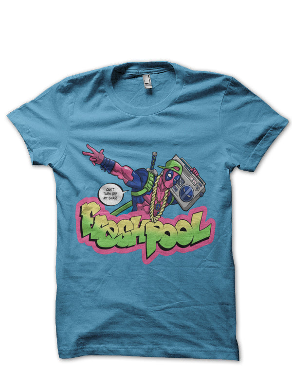 Deadpool Light Blue Tee